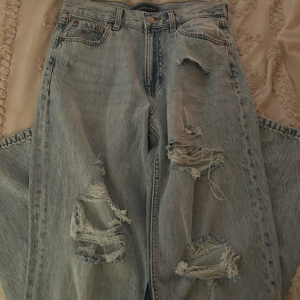 Aeropostale Light Blue Denim High Rise Jeans